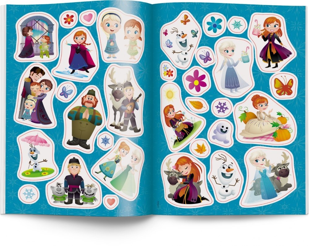 LIBRO DE PINTURA ADHESIVOS A4 DISNEY MALUCH FROZEN II